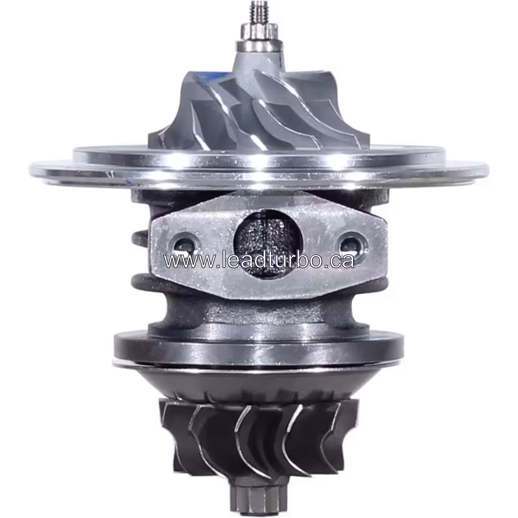 Core 451298-0024 GT2052S vue avant avec roue compresseur et turbine