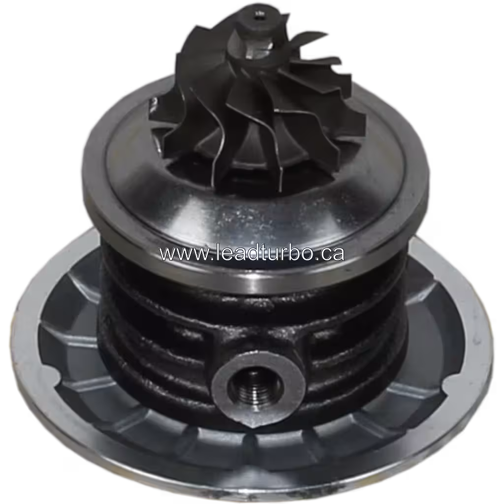 Core de turbo J96, boîtier compresseur argenté et filetage de l'arbre