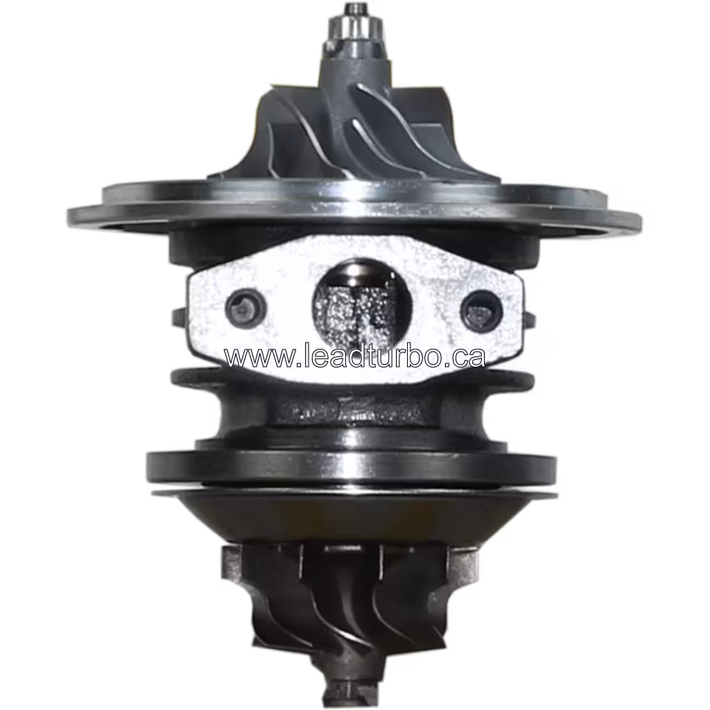 Core de turbocompresseur J96 réf. 708867-0001, vue de face avec ailettes de refroidissement