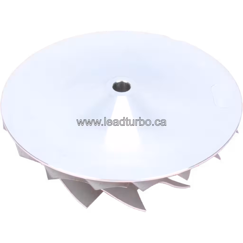 Roue de compresseur 3597224 HE551V pour IVECO CURSOR 13 bottom 45 degree view