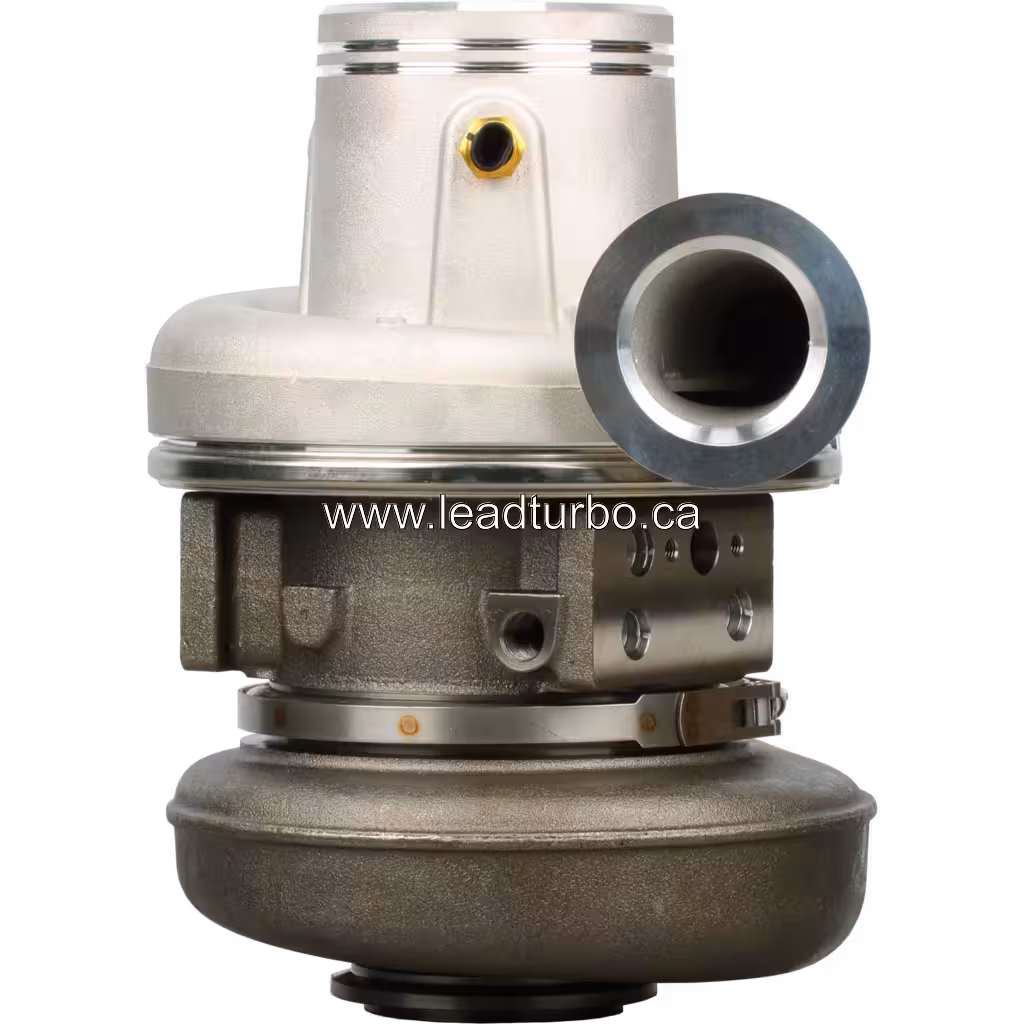 Turbocompresseur 3774626 HE500VG vue avant avec carter compresseur argenté