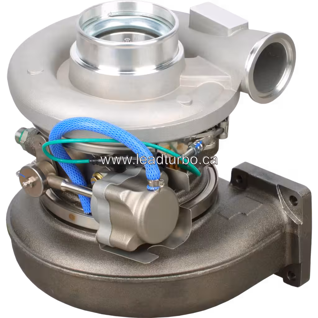 Turbocompresseur HY55V 504255233 pour IVECO Cursor 10 440HP 45 degree view