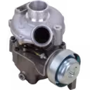 1515A222 RHV4 turbocharger front view showing compressor inlet and silver housing