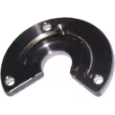 410393-0001 turbocharger thrust bearing underside view showing machined grooves and central notch