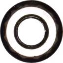 Close-up of turbo shaft nut replacement part