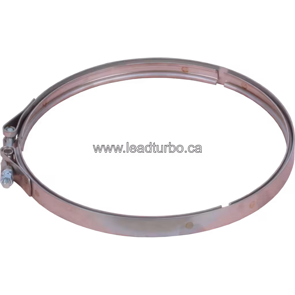 V-band KTR130E-33AAW avec boulon d'ajustement, vue de dessus à 45 degrés