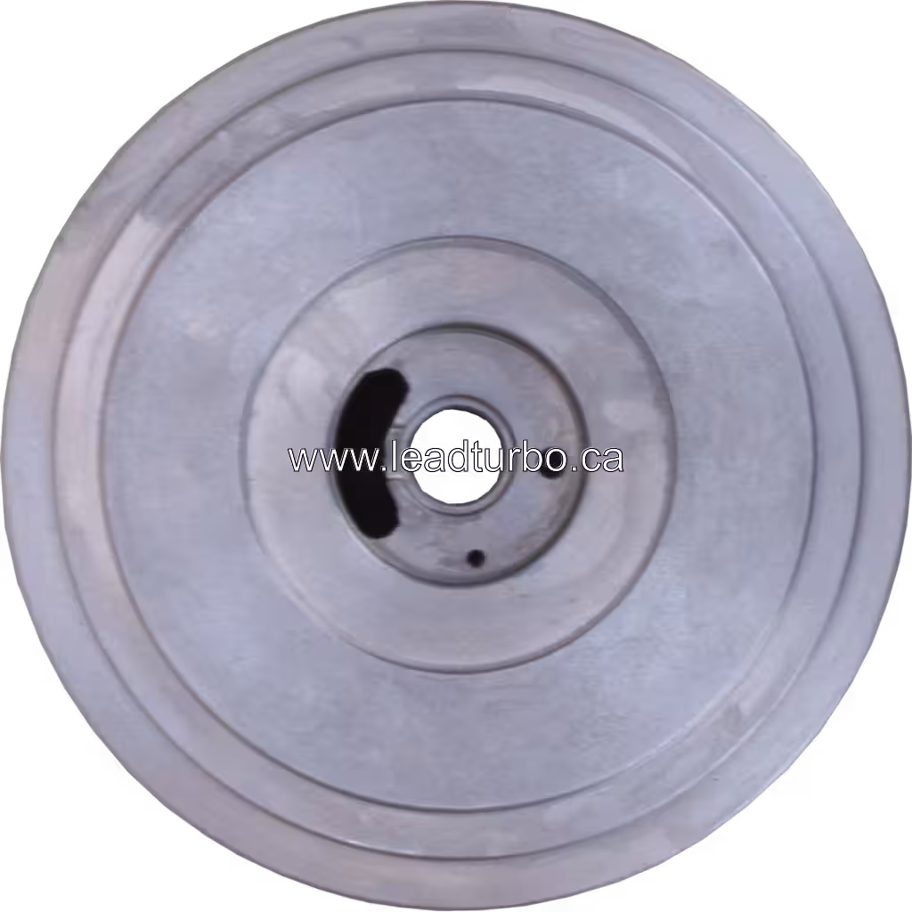 Front view of 1158-710-0001 BH bearing housing with concentric grooves