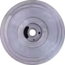 Front view of 1158-710-0001 BH bearing housing with concentric grooves