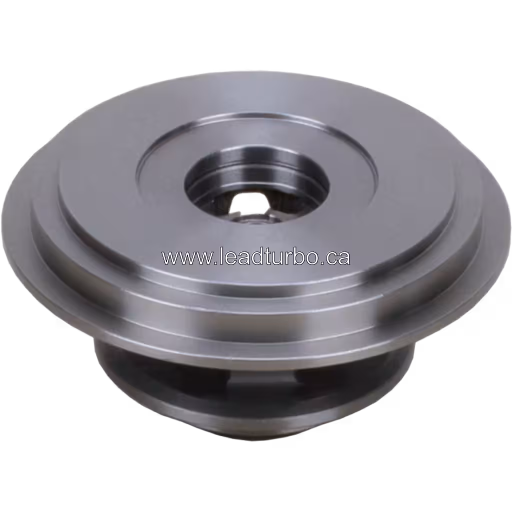 45-degree top view of Volvo TCD2013L04-2V turbo bearing housing