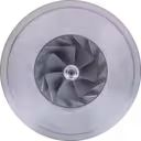 Assemblage core turbo avec roue turbine et compresseur