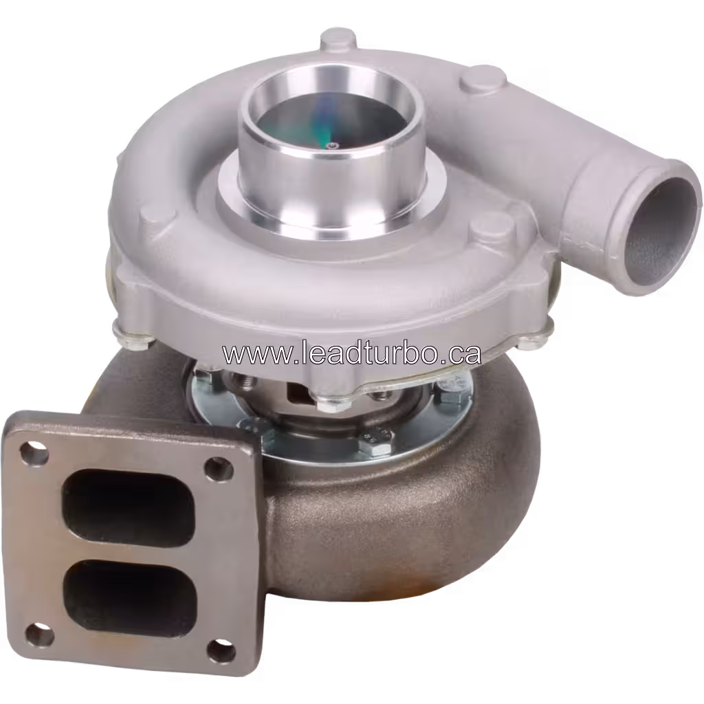 Komatsu PC300-6 turbocharger replacement view