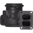 Aftermarket turbine housing for turbocharger replacement