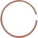 Bague de piston 3758848 HX35 vue de face