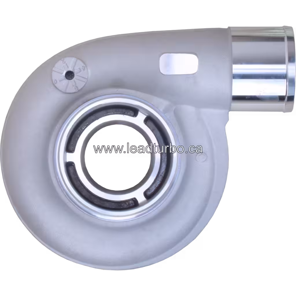 Carter de turbine de turbocompresseur vue de face