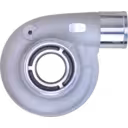 Carter de turbine de turbocompresseur vue de face