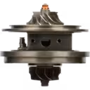 Vue avant du core de turbocompresseur TD04- 49477-01214 avec roue turbine et compresseur
