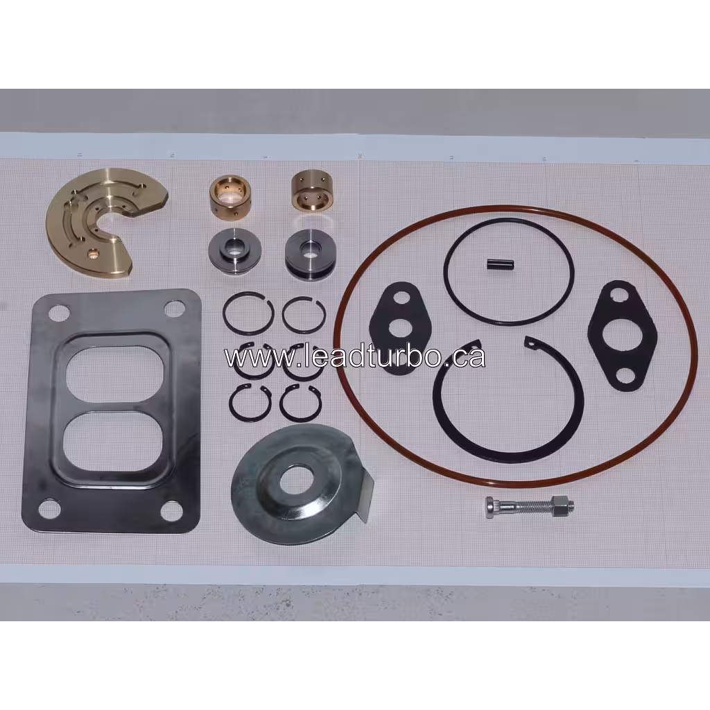 318396 S400S073 turbo repair kit contents with gaskets and seals