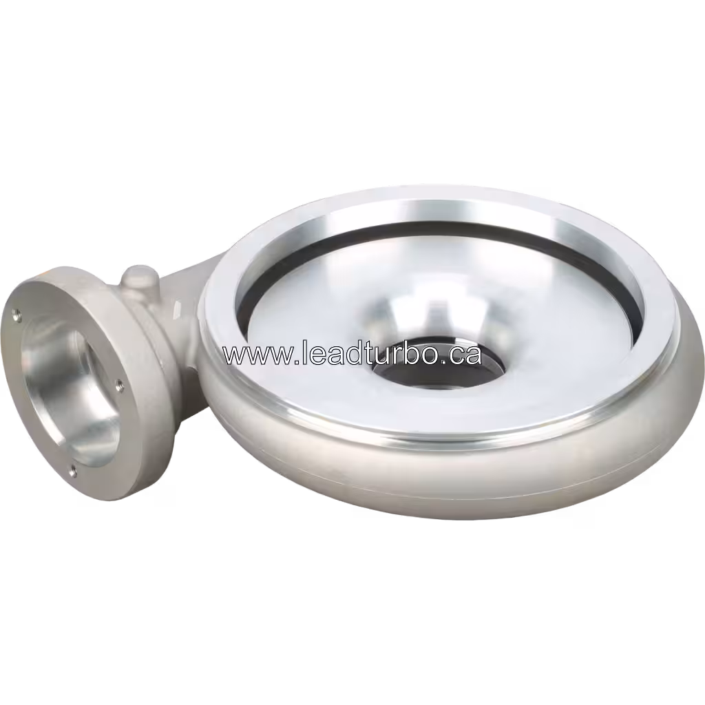 4045408 HX82 Compressor Housing for Cummins ISX QSX15 Turbocharger Replacement bottom 45 degree view