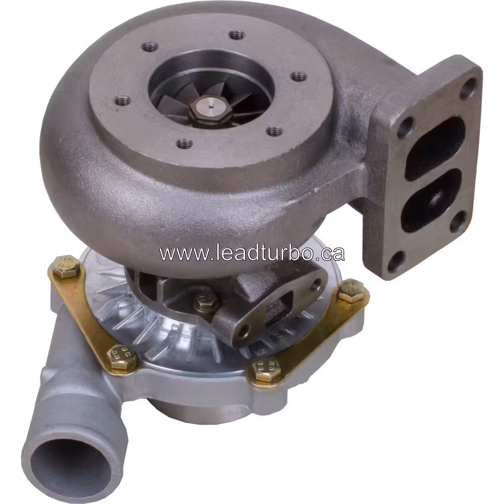 465640-0005 TO4B49 Turbocharger Replacement for IVECO 8065 24 bottom 45 degree view