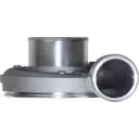 Boîtier compresseur turbo J96 FOR 174200 CH en métal gris mat