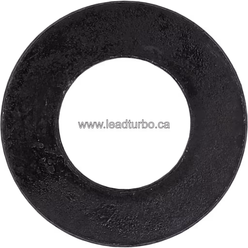 Top view of black annular HX83 turbo gasket
