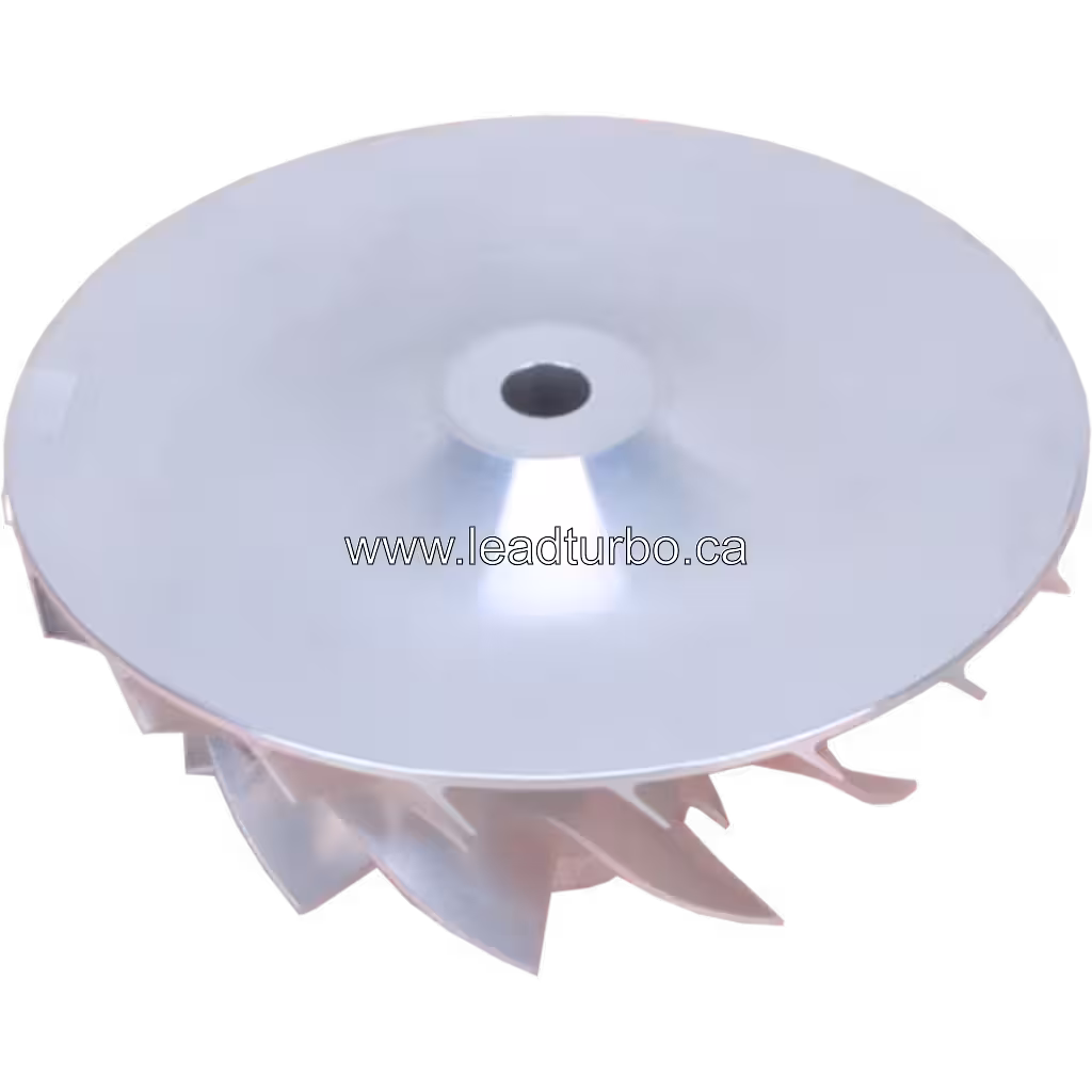 Roue de compresseur 49132-05110 CW pour TD09L-34QRC (Perkins 4006T/Cummins) bottom 45 degree view