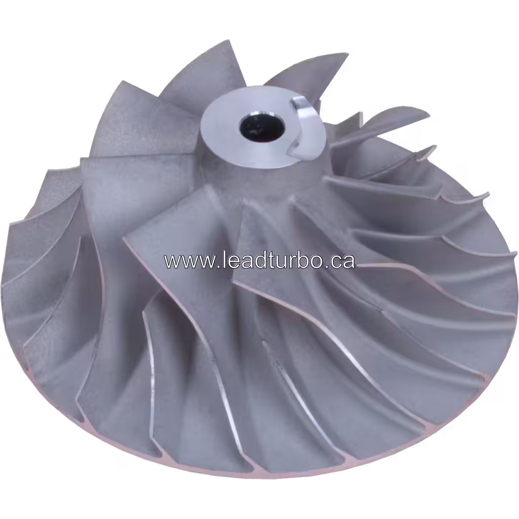 Roue de compresseur 49132-05110 CW pour TD09L-34QRC (Perkins 4006T/Cummins) 45 degree view