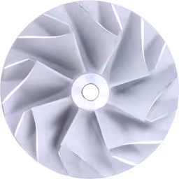 Roue de compresseur de turbocompresseur pour Volvo TD100E / B9M