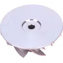 Roulette de compresseur J96 vue de dessous montrant le capot circulaire plat