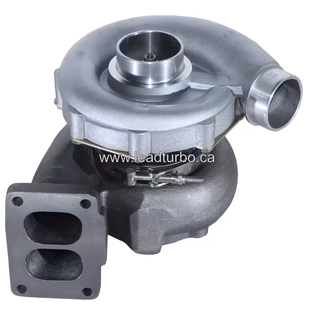 Turbocompresseur Steyr WD615 avec roue de turbine et compresseur visibles