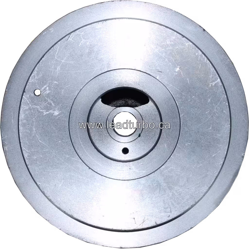 195-6006 Bearing Housing for CAT E325C 3126B Turbocharger top view