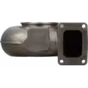 3522911A HC5A turbine housing front view with rectangular flange and four bolt holes