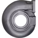 Grey cast metal turbine housing for Komatsu PC3000/PC4000 Cummins KTA38