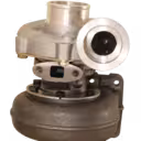 364 096 2799 TA3164 turbocharger front view with cast iron turbine housing