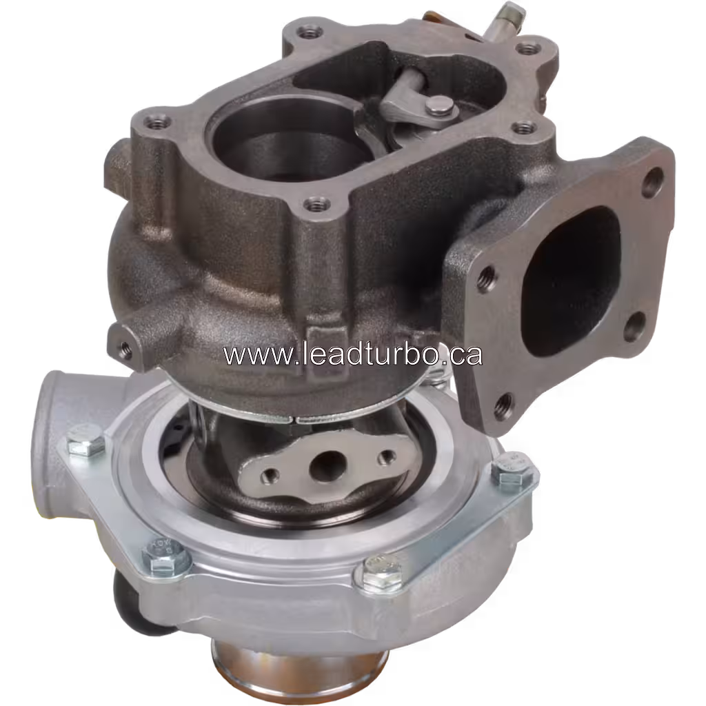 700716-0009 Turbocharger GT2560S pour Isuzu NPR 4HE1XS bottom 45 degree view