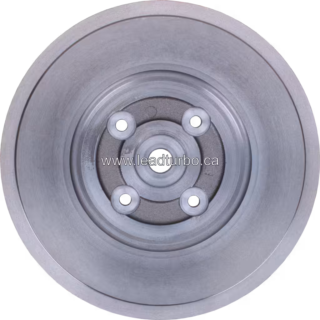 Vue de face du back plate 407215-0000 pour turbo T18A40 Detroit Diesel