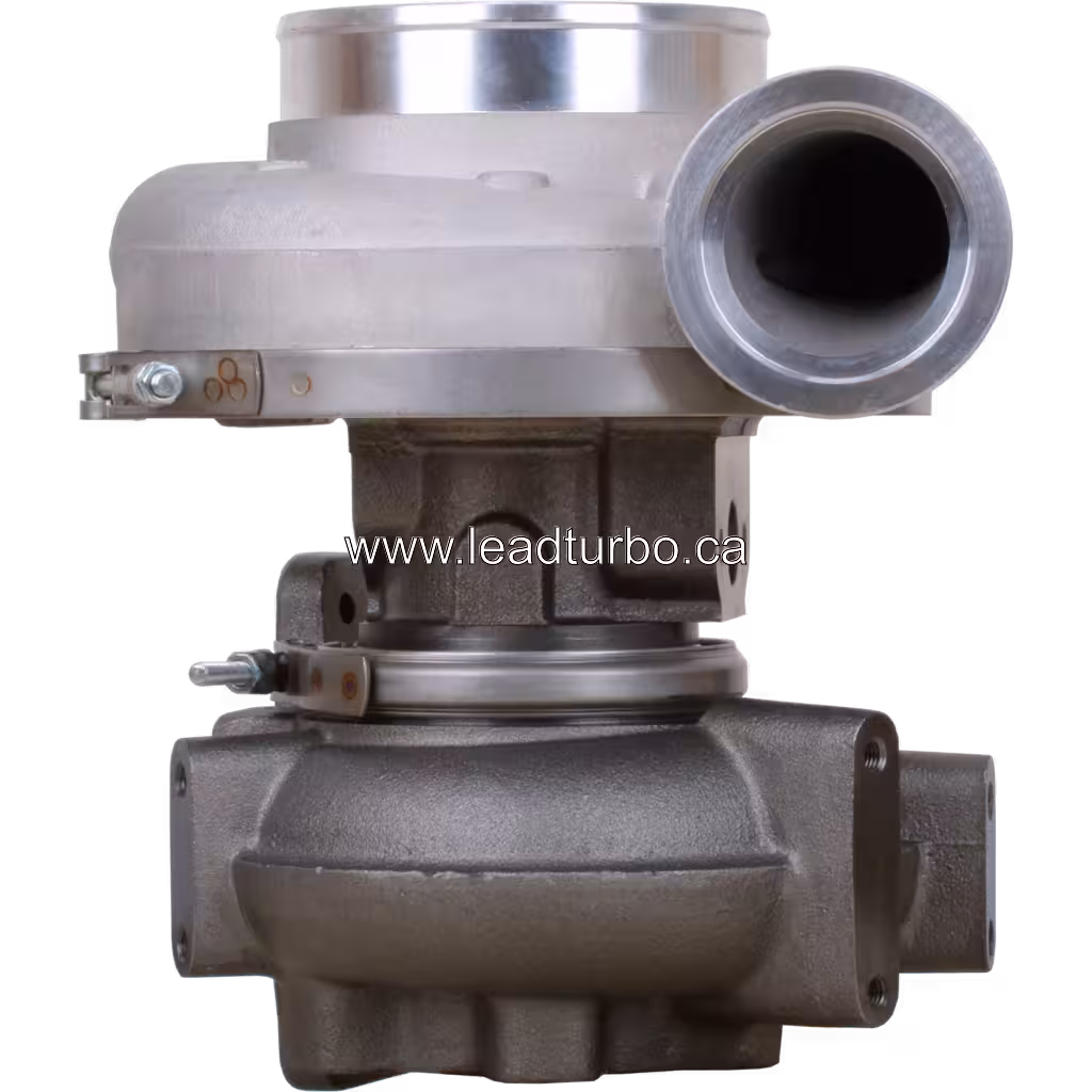 Vue avant du turbocompresseur S410T 0080967699 montrant la roue compresseur et l'entrée