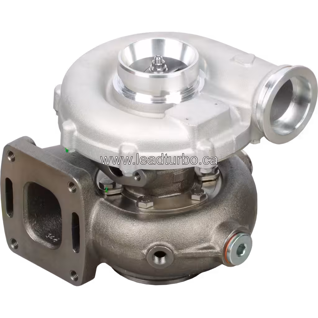 Vue avant du turbocompresseur marine Volvo Penta