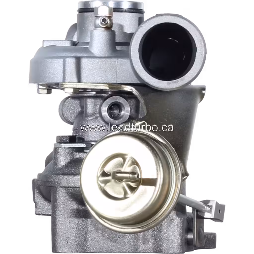 53149707018 K14-2070GGB turbocharger front view with integrated actuator