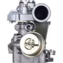 53149707018 K14-2070GGB turbocharger front view with integrated actuator