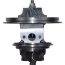 Vue avant du core de turbocompresseur 1W1053 montrant la roue compresseur