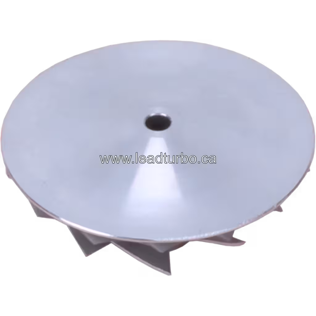 3593629 HX55 Compressor Wheel for Volvo FH12 D12A 420HP bottom 45 degree view