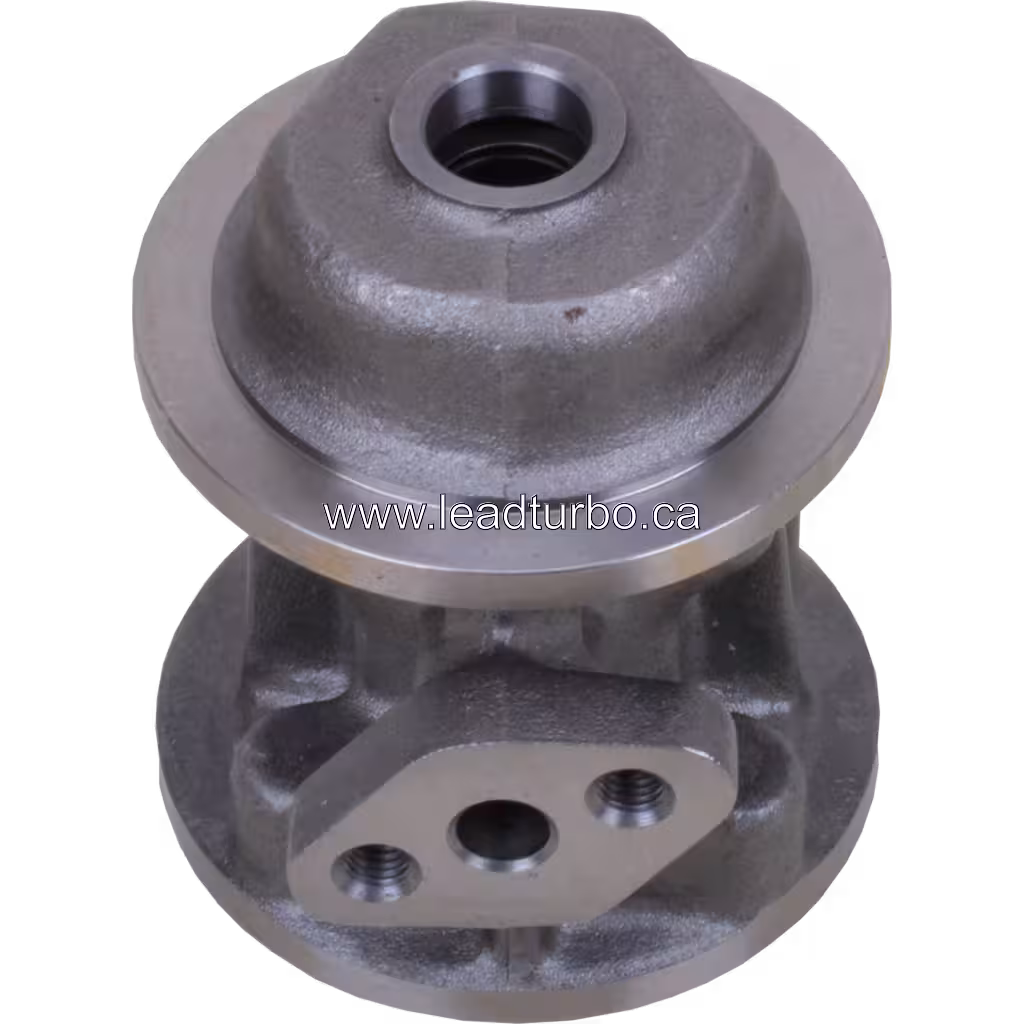 Vue inférieure du bearing housing J96 avec port central fileté
