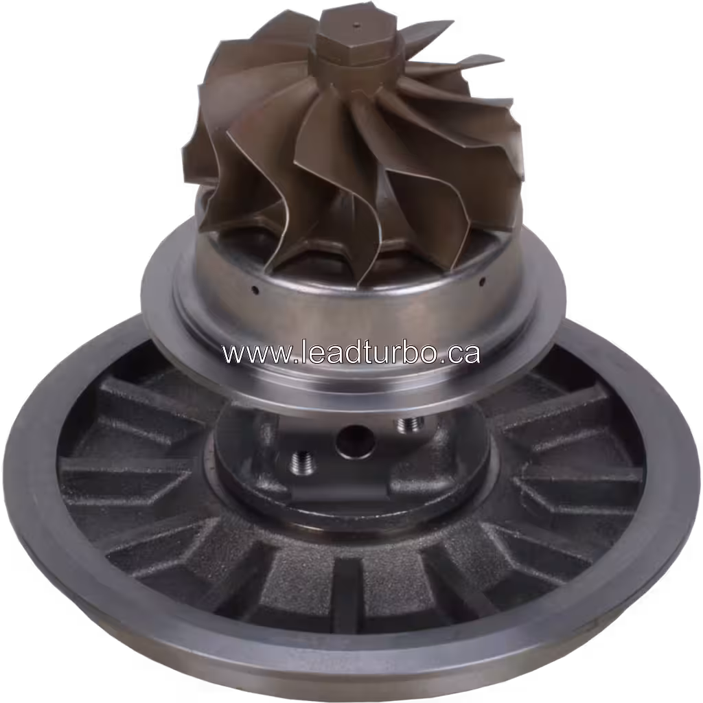 Composant interne turbocompresseur engin chantier