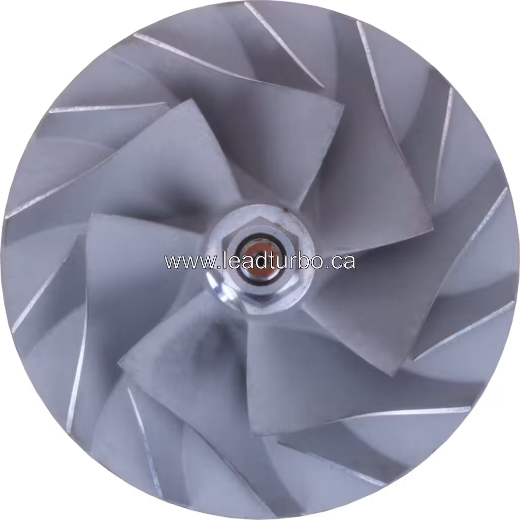 Vue du rotor de turbocompresseur J96 3580726 RA-R