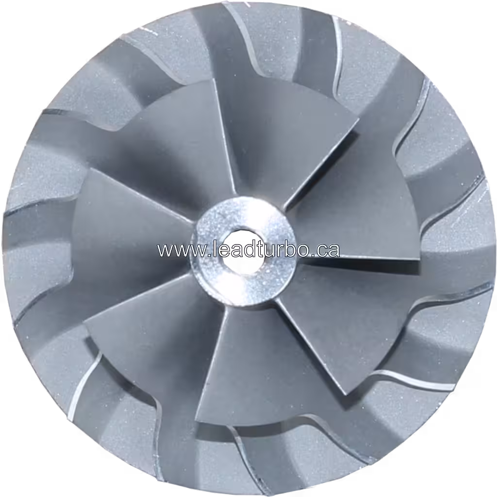 Détail de la roue de compresseur turbo 12707100000 CW