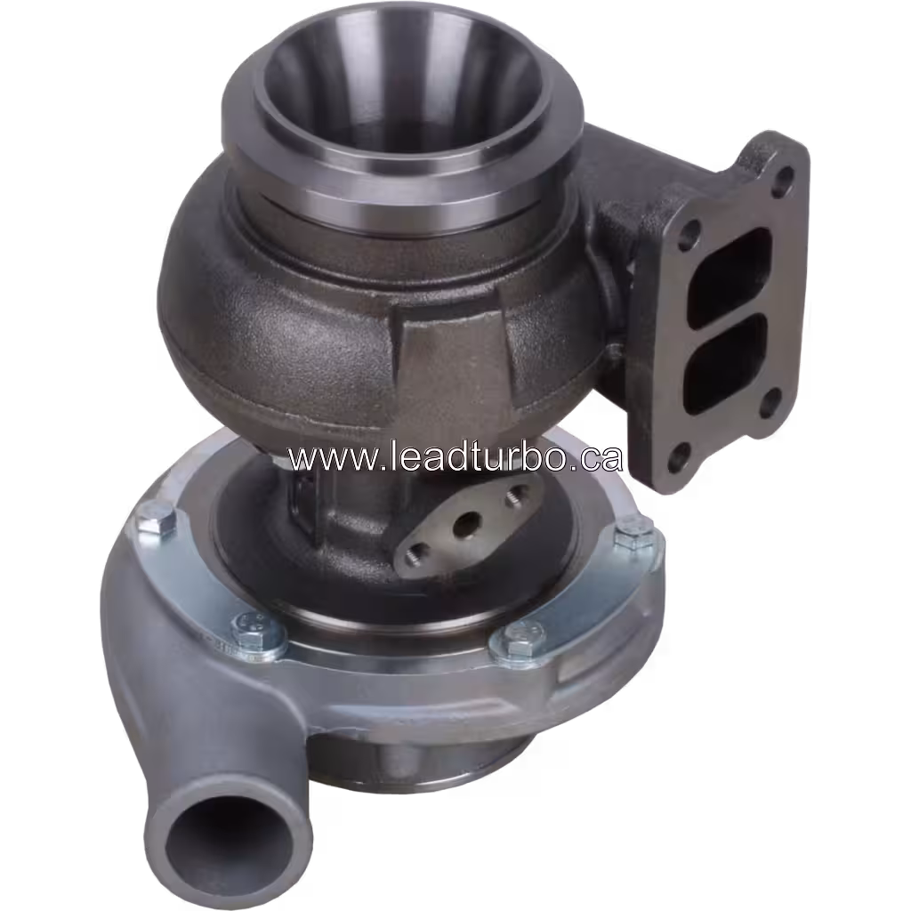 0R7185 Turbochargeur S2ESL-113 pour CAT 325B 3116 bottom 45 degree view