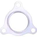 FOR RHF55V GA-TO turbocharger gasket front view showing triangular flange and three-bolt pattern
