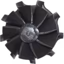 Roue turbine Nissan Pathfinder 2.5 DI QW25 vue de face