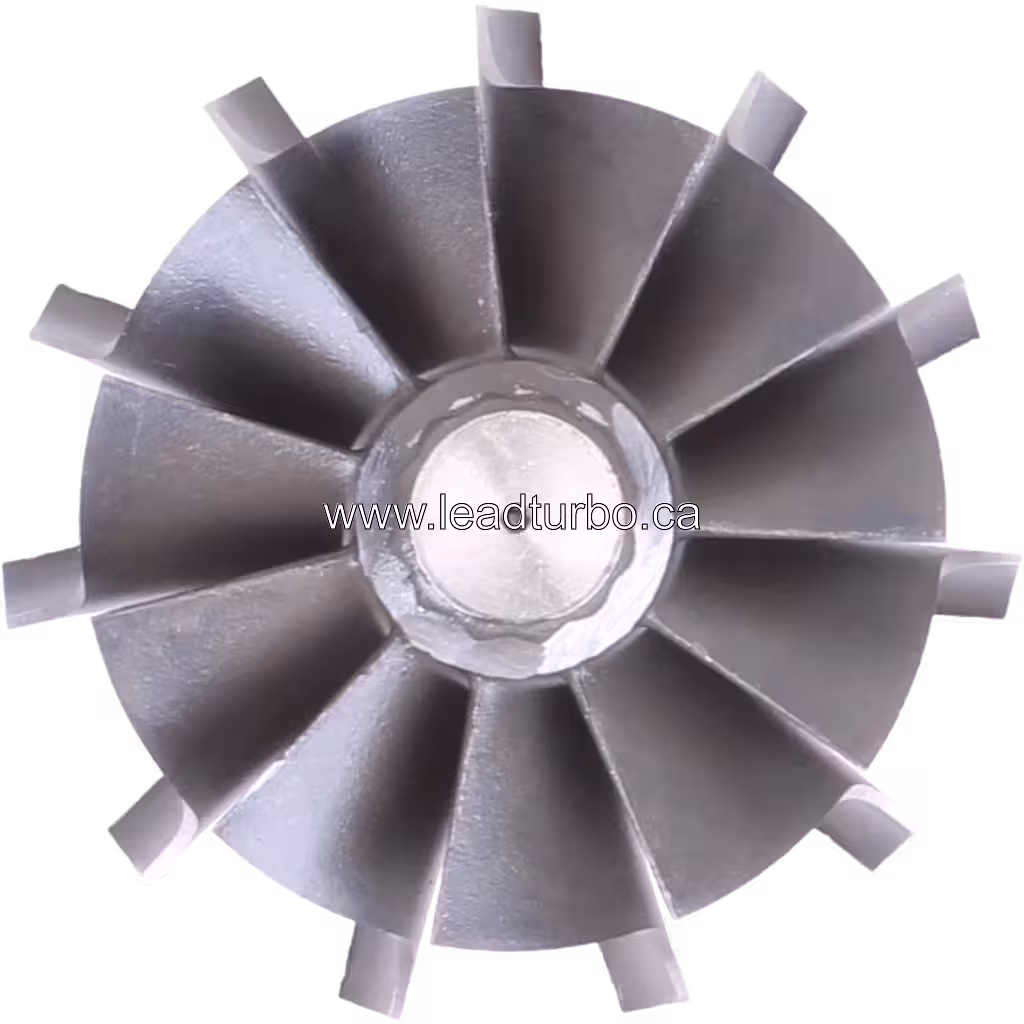 Roue de turbine Cummins L10 vue de face
